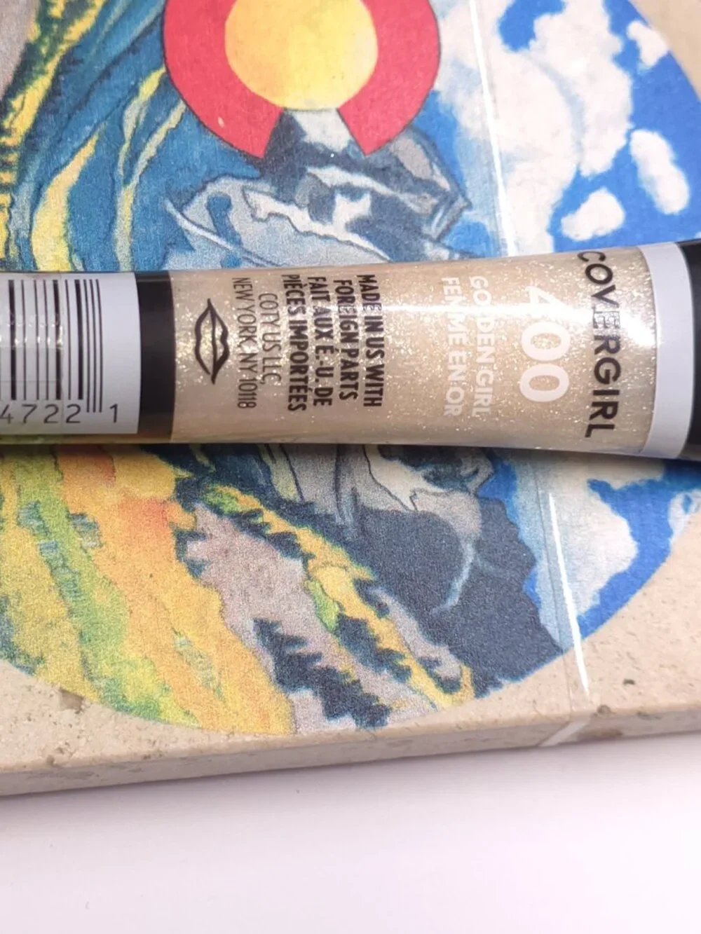 COVERGIRL Melting Pout Glitz Liquid Glitter Topcoat - 400 Golden Girl